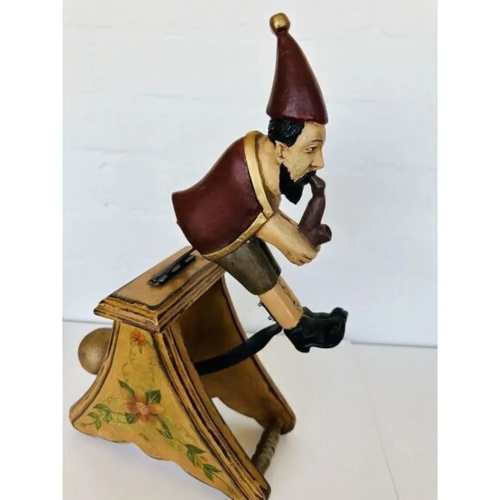 Vintage Wooden Elf Balance Carve See Photos. Pre-own‎